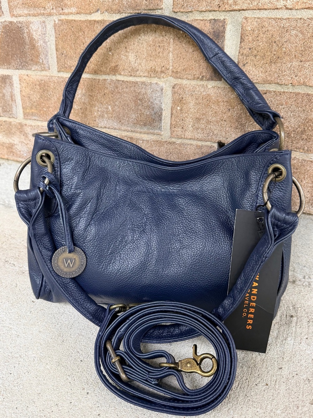 Wanderers Travel Co. Petite Toulouse Crossbody/Shoulder Bag in French Navy 💙